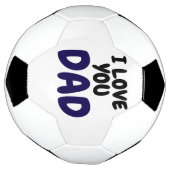 I Love you dad Elegant and Modern  サッカーボール (回転)