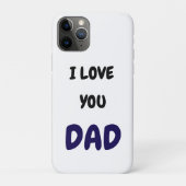 I Love you dad Elegant and Modern  Case-Mate iPhoneケース (裏)