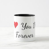 "I Love You Dad, Forever" Mug マグカップ (中央)