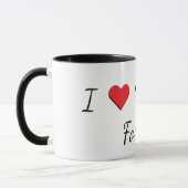 "I Love You Dad, Forever" Mug マグカップ (左)