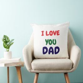 I Love You Dad Modern  クッション
