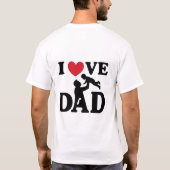 I love you Dad Tシャツ (裏面)