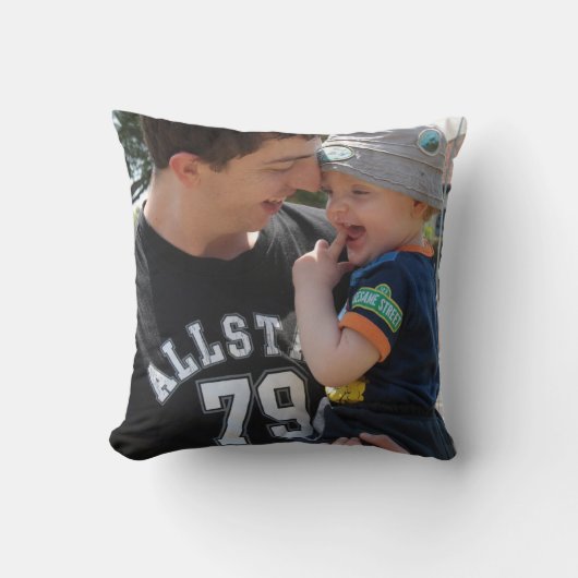 I Love you Daddyフォトクカスタムッション クッション (正面)