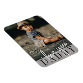 I love You Daddy写真 マグネット (右側)