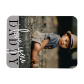 I love You Daddy写真 マグネット (横)