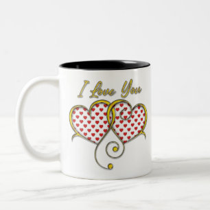 I love You Design ツートーンマグカップ