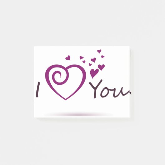 I LOVE YOU DESIGN ポストイット (正面)
