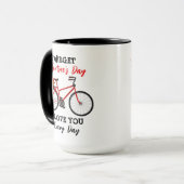 I Love You Every Day Cute Valentine's Day Mug マグカップ (正面左)