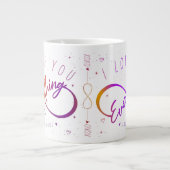 I Love You Everything & Beyond (Love Mugs) ジャンボコーヒーマグカップ (正面)