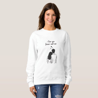 I Love You Forever Line Art Sweatshirt スウェットシャツ