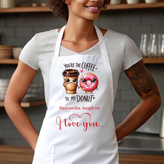 I Love You Gift Funny Food Valentine Apron エプロン