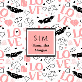 I Love You Gift Personalized Valentine Heart Throw フリースブランケット