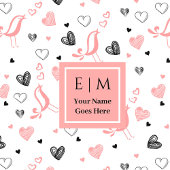 I Love You Gift Valentine Bath Towel Custom Name バスタオルセット