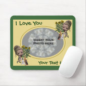 I Love You Girl Puppies追加フォトマウスパッド マウスパッド (マウス)