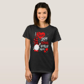 I Love You Gnome Matter What Buffalo Plaid Valenti Tシャツ (正面フル)