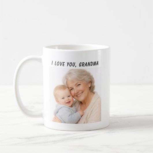 I Love You Grandma Mug | Grandparents Day コーヒーマグカップ (左)