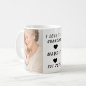 I Love You Grandma Mug | Grandparents Day コーヒーマグカップ (正面左)