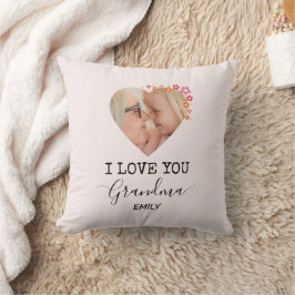 I Love You Grandma | Personalized Photo Pillow クッション