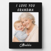 I Love You Grandma photo| Grandparents Day フォトプラーク (正面)
