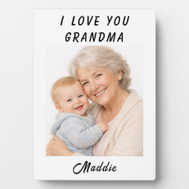 I Love You Grandma photo| Grandparents Day フォトプラーク
