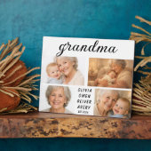 I Love You Grandma Photo Plaque | Grandparents Day フォトプラーク (側面)
