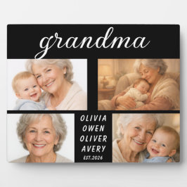 I Love You Grandma Photo Plaque | Grandparents Day フォトプラーク