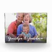 I Love You Grandpaおばあちゃんカスタムの写真 フォトブロック (正面)