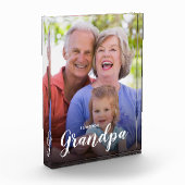 I Love You Grandpaカスタム縦写真 フォトブロック (左)