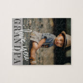 I Love You Grandpa カスタムPhoto ジグソーパズル (横)