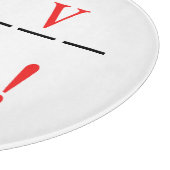 I Love You-Hangmanスタイルby Shirley Taylor カッティングボード (角)