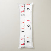 I Love You-Hangmanスタイルby Shirley Taylor ボディピロー (裏面 (縦))