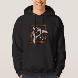 I Love You" Heart Hands Artistic Graphic Hoodie  パーカ