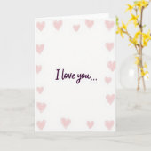 I Love You Hearts Handmade Card カード (黄色い花)