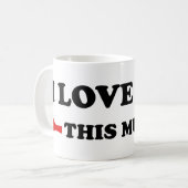 I love you here Much Open Arms コーヒーマグカップ (正面左)