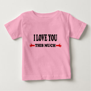 I love you here Much Open Arms ベビーTシャツ