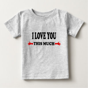 I love you here Much Open Arms ベビーTシャツ