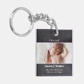 I Love You Introducingベビー写真誕生 キーホルダー (正面左)