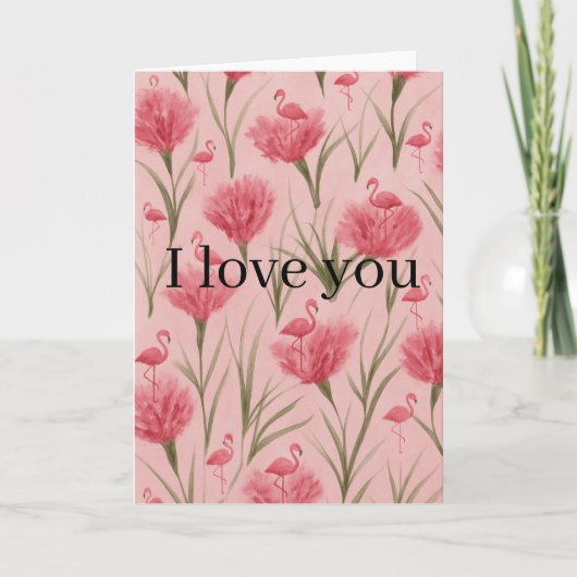 "I love you just the way you are" Greeting Card カード (正面)