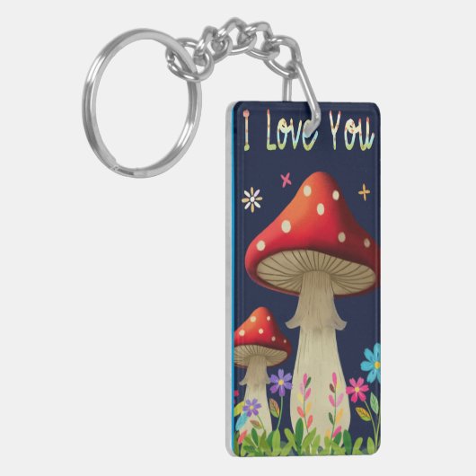 I Love You key chain キーホルダー (正面左)