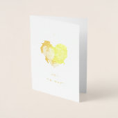 I Love You Luxury写真文字ヴァレンティネス 箔カード (正面)