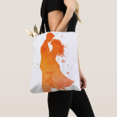 I Love You Man and Woman on a Tote Bag トートバッグ (クローズアップ)