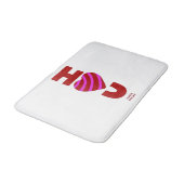 I Love You Medium Bath Mat バスマット (アングル)