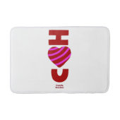 I Love You Medium Bath Mat バスマット (正面)
