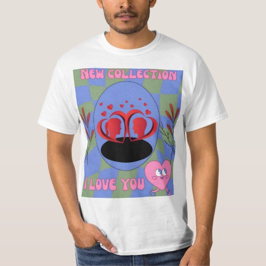 「I Love You - Minimalist Value Edition」(I Love You Tシャツ (正面)