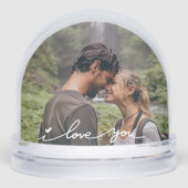 I Love You Modern Script Photo (正面)