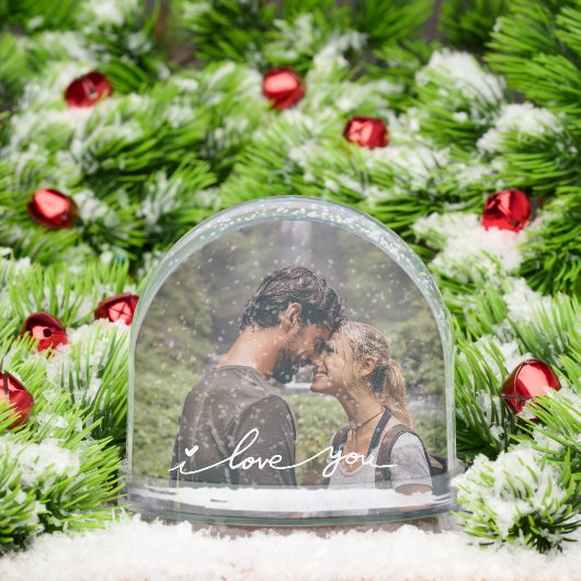 I Love You Modern Script Photo (クリスマス)