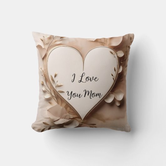 I Love You Mom  クッション (正面)