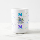 I Love You Mom コーヒーマグカップ (中央)