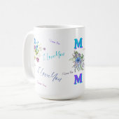 I Love You Mom コーヒーマグカップ (正面左)
