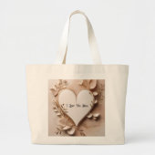 I Love You Mom ラージトートバッグ (正面)